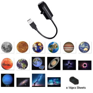 EELHOE | [NT]USB Ceiling Moon Earth Projection Atmosphere Light Starry Sky Lamp Night Light Romantic Bedroom Decoration Galaxy Projector