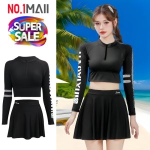 ชุดว่ายน้ำกระโปรงแขนยาวซิปหน้า ลายสกรีนสุดเท่ กระชับสัดส่วนเป็นอย่างดี ขนาดสินค้า รอบอก28นิ้ว ยาว12นิ้ว รอบเอว22นิ้ว ยาว13นิ้ว (ขนาดก่อนยืด) สินค้าพร้อมส่ง