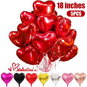 ลูกโป่งฟอยล์ 1/2ชิ้น 18นิ้ว ยุบสมรสอุปกรณ์ เทศกาล เกิดงานเลี้ยง