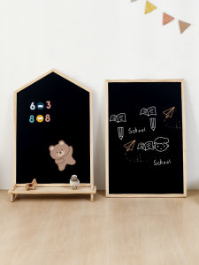 Extra Large Double-Sided Magnetic Whiteboard Blackboard Stands Mobile Dust-Free Erasable Writing Board for Children Toy