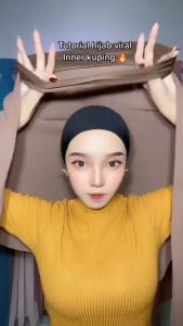 JIlbab Instan Segitiga Inner Kuping Jersey / Hijab Inner Segitiga Instan Premium Terlaris Viral