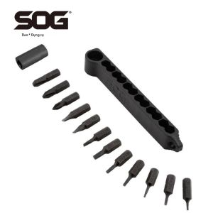 Bộ Phụ Kiện SOG Hex Bit Bộ Tuốc Nơ Vít Kim Loại Dành Cho Dụng Cụ Đa Năng SOG Phillips Flathead Star-drive Dụng Cụ Cầm Tay Chế Biến Gỗ Bao Gồm Hộp Đựng