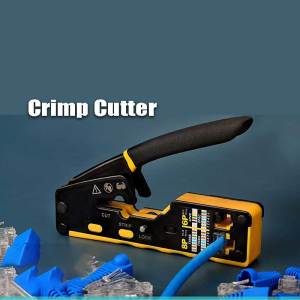 RJ45 RJ11 Crimp Tool Pass Through Crimping Tool For CAT5 CAT6 CAT7 Connector