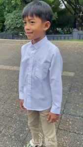 Kemeja Koko Anak (Kemko) Tangan Panjang ALIFBA Usia 1 - 12 thn