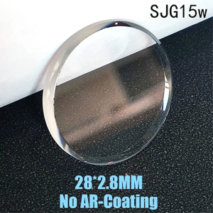 28mm*2.8mm Big Chamfer Sapphire Glass Flat Blue/Red/Clear/No AR Coating Watch Glass Fit SKX013 SKX015 Replacement Mod Parts