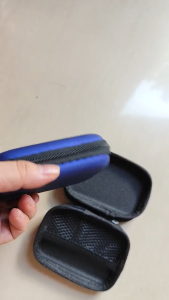 Túi Đựng  đa năng thẻ nhớ pinTai Nghe bluetooth  Dây Cáp usb màu xanh