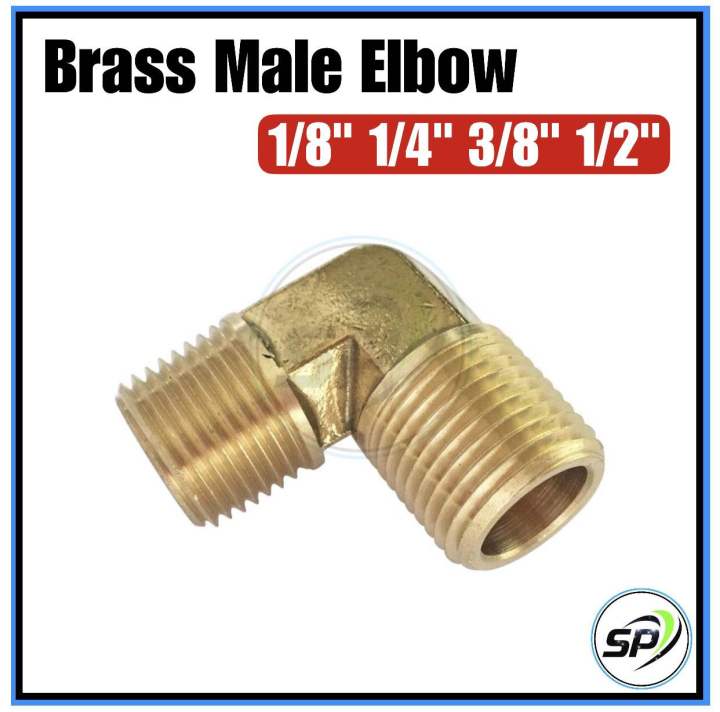 Brass Fitting Male Elbow 1/8