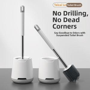 TEITEIRO | No-hole Stainless Steel Toilet Brush