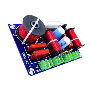 [Auto Vktech] 250W Audio Speaker Crossover Module Treble Medium Bass 3 Ways Speakers Filter Frequency Divider 5200Hz-5500Hz Adjustable DIY Home Audio Systems