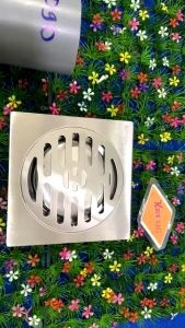 Thoát sàn Inox Pro KAG-TS244 KT 15x15 cm D90/114 Floor drain HOA Tròn chống hôi tốt thoát nước nhanh dễ vệ sinh sử dụng siêu bền hàng sales