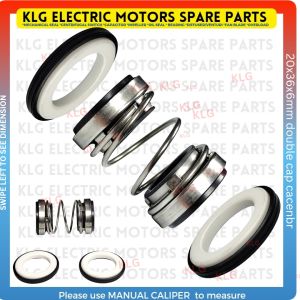 Mechanical seal 20mm 36x6 double cap for water pump