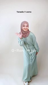 Amanda Dress All Size Shakila Gamis Muslim Wanita Bahan Shakila