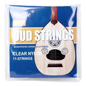 IRIN | Shuffle Oud Strings Clear Nylon Oud Strings Silver Plated Replacement Kit for Guitar Oud Musical Instrument Parts Accessories