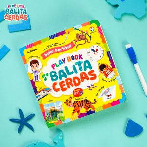 Buku Aktivitas Balita Berfitur | Playbook Balita Cerdas | Busy Book Stimulasi Motorik Halus Anak Usia Dini | by Ziyadbooks