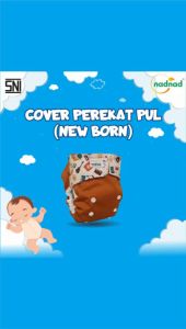 Clodi Bayi Baru Lahir Popok Cuci Ulang Newbron Clodi Nadnad Cover Perekat