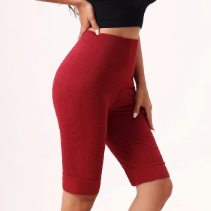 1/3pcs Five points yoga pants running sports tight pants high waist nude fast-drying gym shorts Womens