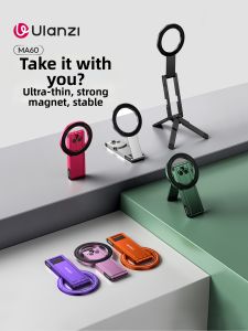 Ulanzi | Portable Magsafe Magnetic Phone Stand Photography Support Tripod Desk Mount Handheld Selfie Stick