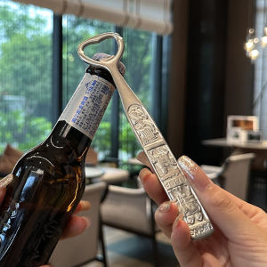 Dụng cụ mở nắp chai bia bằng thép không gỉ 304 Arc of Time Được thiết kế đẹp Dụng cụ mở nắp chai sử dụng tại nhà Lý tưởng cho các bức ảnh thật độc lập