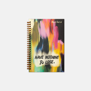 Montilord Thick Paper Notebook Portable A5B5 Grids Fearless Smooth Writing High Aesthetic Value Business Supplies