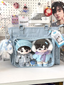 AORDA | Large Capacity Dual-use Blue Bag 20cm