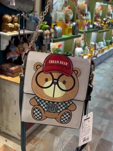 Túi Đeo Chéo Túi Xách Nữ Thời Trang Chính Hãng Sammao & Cream Bear C1258-2