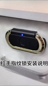 Fingerprint Drawer Lock Cabinet Lock Invisible Keyless Unlock Electronic Fingerprint Furniture Locker With Handle