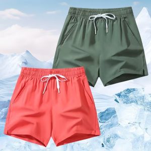 Sports Shorts Womens Quick-Drying Ice Silk Summer Thin Loose Fitness Casual Running Couple Training Shorts