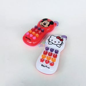 Mainan Anak HP Baby Phone Telpon Bayi Kartun Ada Musik Lampu