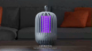 Birdcage LED Mosquito Lamp Mosquito Zapper with UV Light