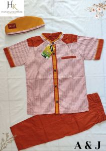 A&J SETELAN KOKO MUSLIM LENGAN PENDEK ANAK USIA 3-13 TAHUN