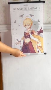 30x60CM POSTER KAIN GANTUNG KAMAR ANAK ANIME GAME BEDROOM DECOR POSTER ONE PIECE |  GENSHIN IMPACT | AVANGER | ATTACT ON TITAN | TOTORO | DEMON SLAYER | TOKYO REVERANGE | RORONOA ZORO | ZHONGLI | MSS