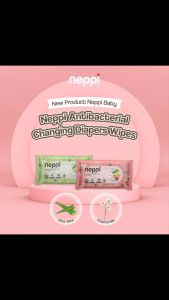 BELI 1 GRATIS 1 TISSUE BASAH NEPPI ANTIBACTERIAL CHANGING DIAPER BABY WIPES BUY 1 GET 1 - 50s  TISU Basah 50 lembar Tissue