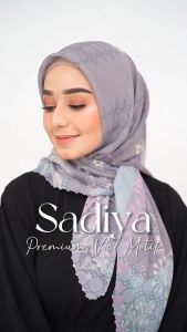Sadiya Voal Motif Premium / Hijab Segiempat / Hijab Katun / Segiempat Motif