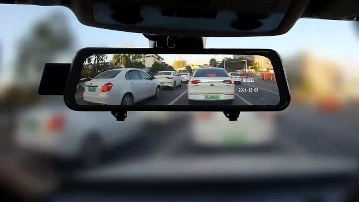 P50 Dash Cam Car Starlight Night Vision 10 Inch Touch Screen Dashcam ...
