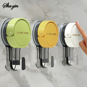 Strong Vacuum Suction Hooks Traceless No-Drilling Adhesive for Home Bathroom Kitchen Door Back Toilet Area Purpose Strong Hold