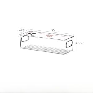Acrylic Drawer Organizer Dividers Storage Box Transparent Narrow Long Kitchen Cosmetic Accessories Organizer by Mimu