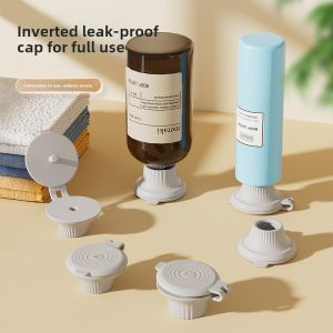 Leakproof Inverted Hair Shampoo Bath Gel Squeeze Bottle Caps Mini Liquid Dispenser Lotion Bottle Mouth Dish Soap Ergonomic Design