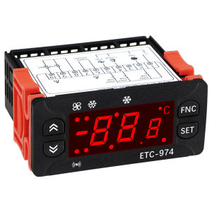 220V Digital Temperature Controller Precision Refrigeration Thermostat Microcomputer Thermoregulator Temp Control NTC Sensor