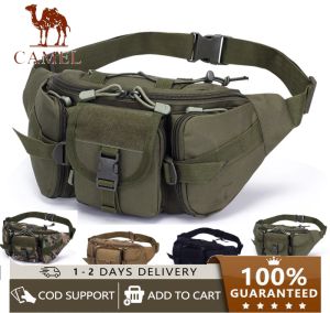 Camel Mens Waist Bag Pack Large Capacity Splash Proof Bum Bag Fanny Pack For Hiking Running Sports