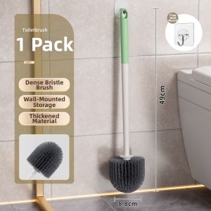 No-Blind-Spot Wall-Mounted Long Handle Toilet Brush