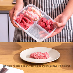Refrigerator Organiser Dispenser Crisper Food Grade Sealed Food Container Seal Fruits Meat Food Storage