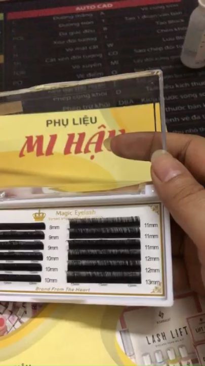 Mi Thỏ Mix Size Siêu Mềm,Siêu Mịn,Hộp Lông Thỏ Mix Size 8-13mm, Dày 0.03mm Tự Nhiên Như Mi Thật, Mi Lông Thỏ Nối CLASSIC,Thiết Kế,Chập Sợi, Volume_Tạo Fan_Phụ Liệu Mi Hậu