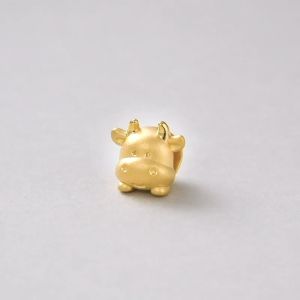 Chow Sang Sang 周生生 Charme Cute Pets Ox 999 Gold Charm 91989C (Bracelet Not Included)
