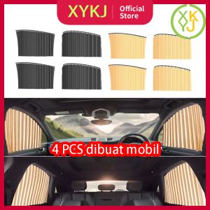 Tirai Jendela Mobil Tempel Sunshade 4 Sisi Magnet Premium