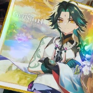 Xiao Genshin Impact Merch Set Genshin Xiao Gift Set Xiao Art Print Xiao Keychain Xiao Genshin Merch Xiao Postcard