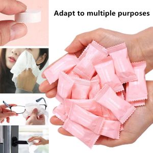 5/20/50PCS Mini Compressed Towel Disposable Capsules Towels Magic Face Care Tablet Outdoor Travel Cloth Wipes Paper Tissue