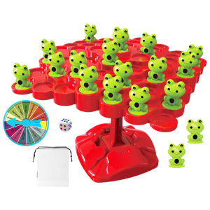 【New Arrival】 Educational Montessori Frog Balance Math Toy for Toddlers to Improve Fine Motor and Cognitive Skills