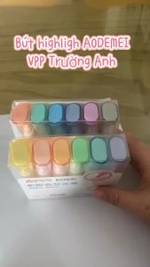 Bút nhớ dòng nhiều màu chính hãng AODEMEI bút đánh dấu lấy nét màu sắc dịu nhẹ M6215 - VPP Trường Anh