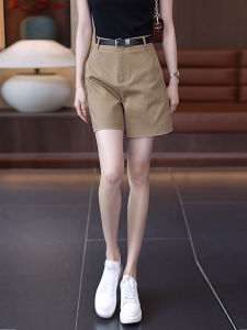 กางเกงขาสั้นทรงหลวมเอวสูงสำหรับผู้หญิงในช่วงฤดูร้อน ทรงหลวม กางเกงขายาวทรงเข้ารูป ทรงบาง กางเกงขายาวลำลอง