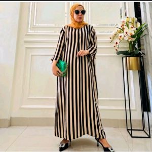 #gamis salur premium #gamis salur coklat #gamis salur terbaru